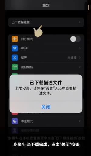 欧博iOS应用安装步骤与配置流程的可视化示意图4